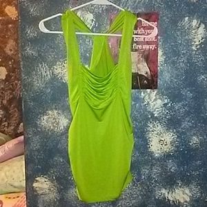 Sexy Lime green sparkly top